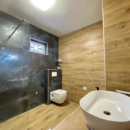 Villa Fjera With A Sea View, Hot Tubs, Terrace, Bbq *
